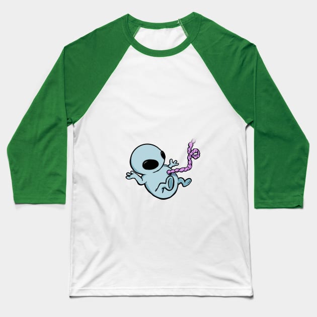 alien baby Baseball T-Shirt by randomship